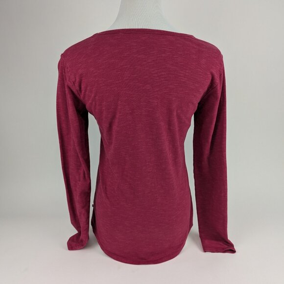 Toad and Co Marley Long Sleeve Tee - Raspberry - Picture 4 of 5
